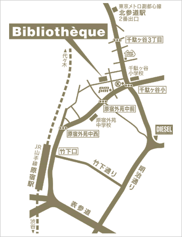 ビブリオテック 地図
