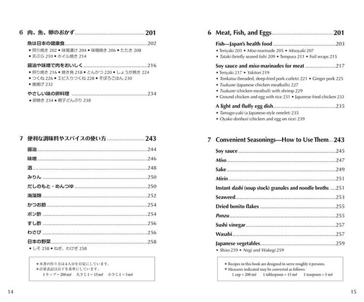 日本の料理 中身サンプル4