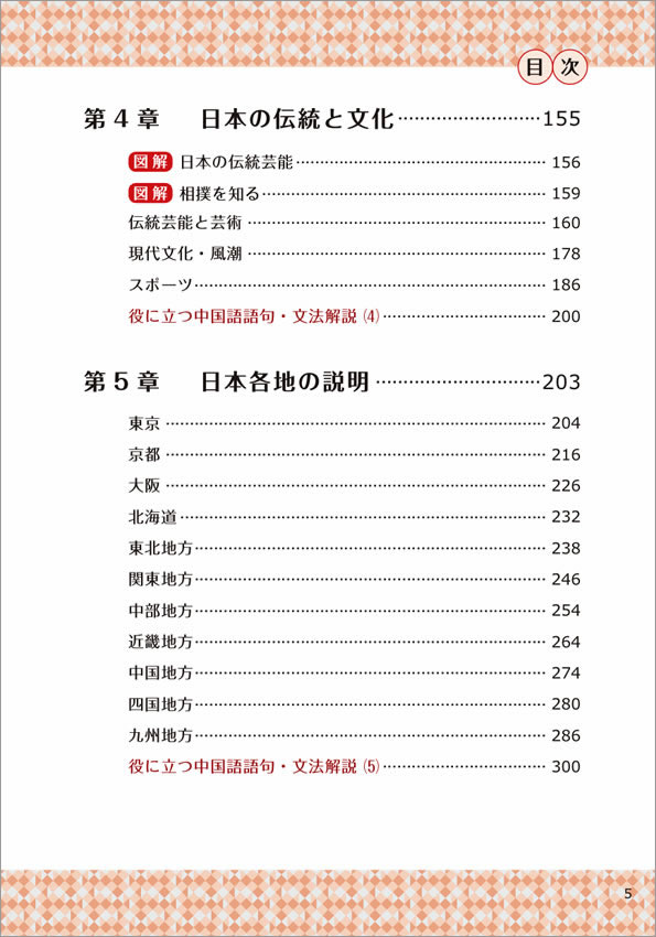 中国語 日本紹介事典 Japapedia（ジャパペディア） 目次2