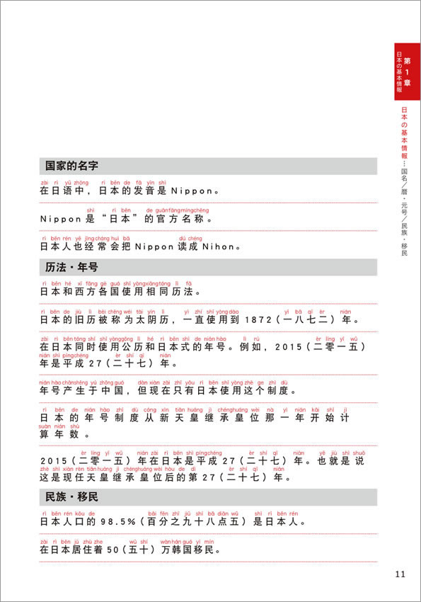 中国語 日本紹介事典 Japapedia（ジャパペディア） 中身サンプル3