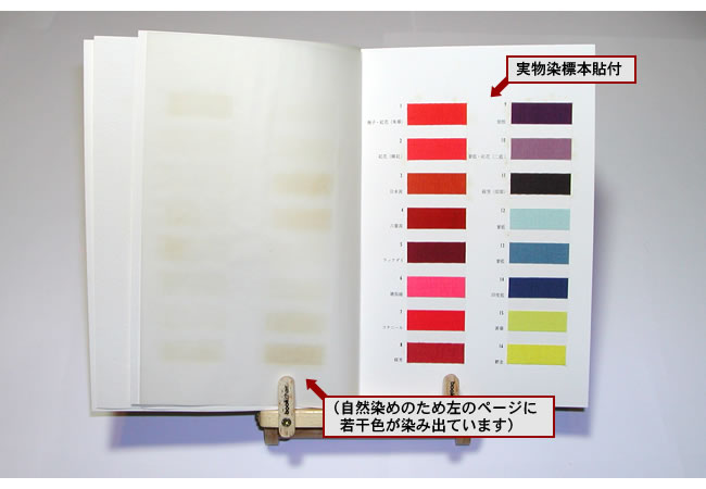 日本の色: 植物染料のはなし 中身サンプル1
