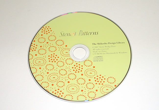 Stencil Patterns: 型紙 付属CD